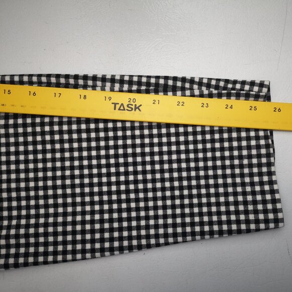 Old Navy Maternity Size 16 Black & White Checked Pull On Style Pixie Pants - Picture 11 of 11